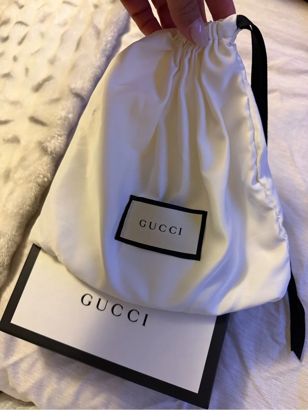 Gucci Black Leather Slim Belt with Gold G Buckle